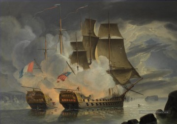  Batailles Tableau - Mars et la France 74 Hercule au large de Brest1798 Batailles navale